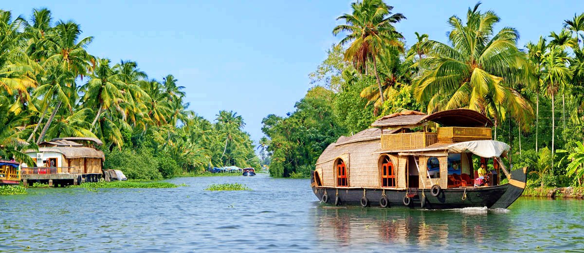 vacances en groupe inde backwaters houseboat