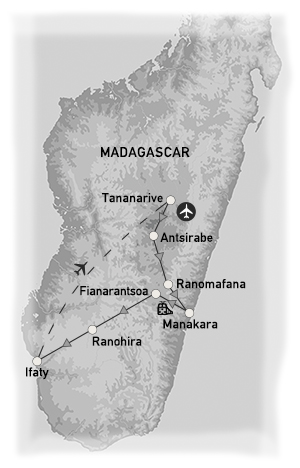 partir en groupe madagascar carte