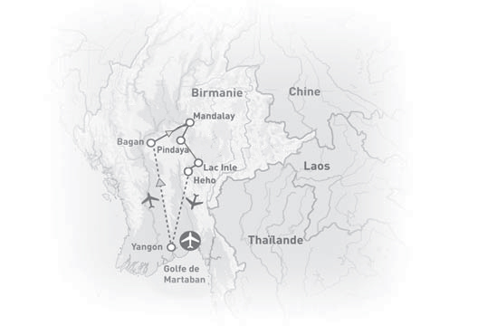 vacances en groupe birmanie carte myanmar