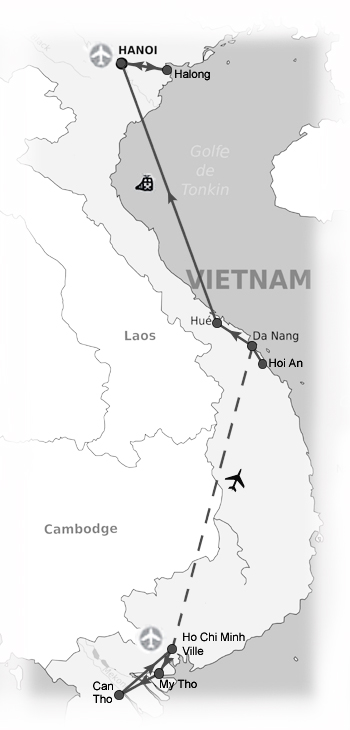 circuit sur mesure en indochine