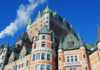 voir  chateau frontenac sejour montreal quebec 