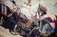 voyage groupe nepal katmandou rickshaw